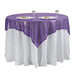 60" x 60" Sequined Table Overlay LAY60_02_PURP