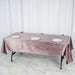60"x102" Premium Velvet Rectangular Tablecloth - Dusty Rose TAB_VEL_60102_MAUV