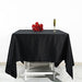70" x 70" High Quality Cotton Square Tablecloth TAB_COT_7070_BLK