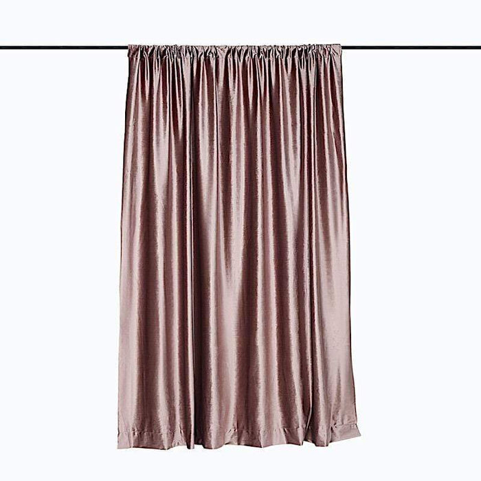 8 ft x 8 ft Premium Velvet Backdrop Curtain BKDP_VEL_8x8_MAUV