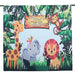 8 ft x 8 ft Printed Vinyl Photo Backdrop Jungle Safari Animals Party Banner BKDP_VIN_8X8_BABY03