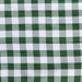 90" Checkered Gingham Polyester Round Tablecloth - Green and White TAB_CHK90_GRN
