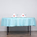 90" Polyester Round Tablecloth Wedding Party Table Linens TAB_90_BLUE_POLY