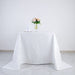 90" x 90" Cotton Square Tablecloth Wedding Linen