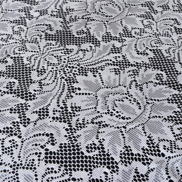 90" x 90" Flower Lace Table Overlay