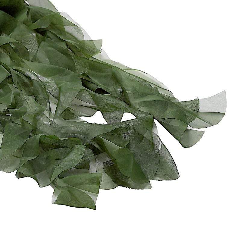 Chiffon Curly Chair Sash Bows Ties Wedding Decorations