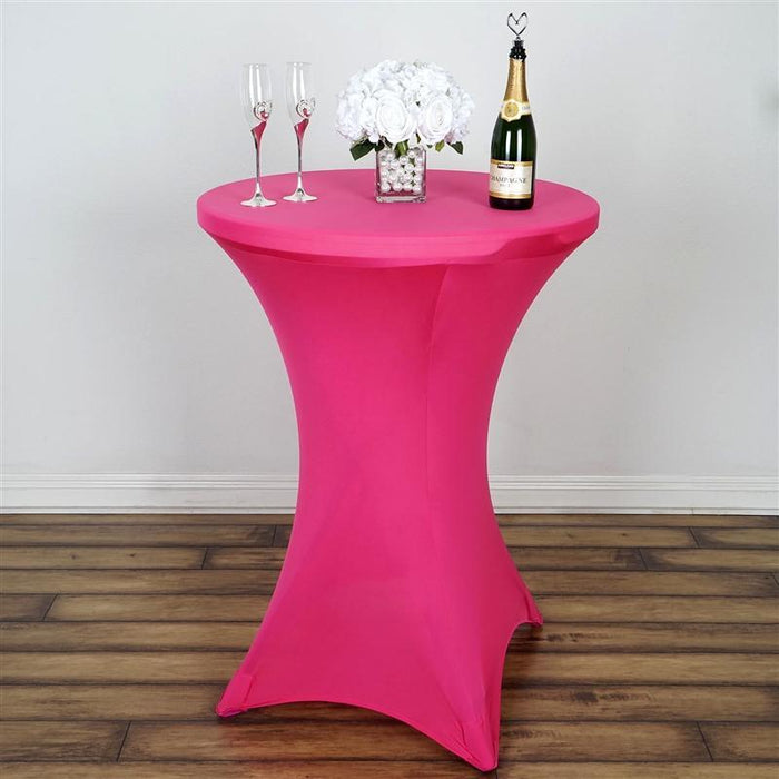 Cocktail Fitted Spandex Table Cover TAB_COCK_FUSH