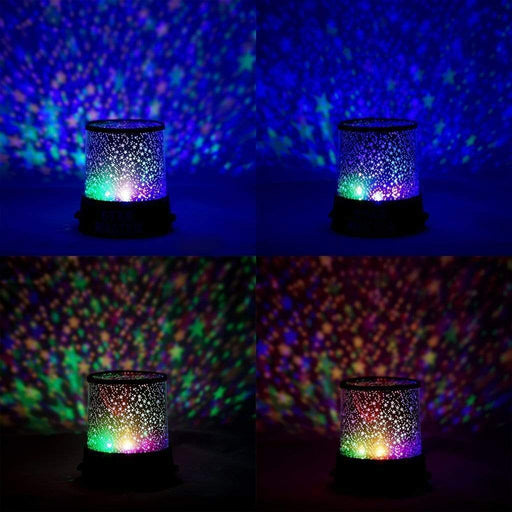 LED Sky Projector Changing Colors Mini Light - Pink Purple and Blue LED_SPT13