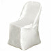 Satin Folding Chair Cover Wedding Party Decorations CHAIR_STNFOLD_IVR