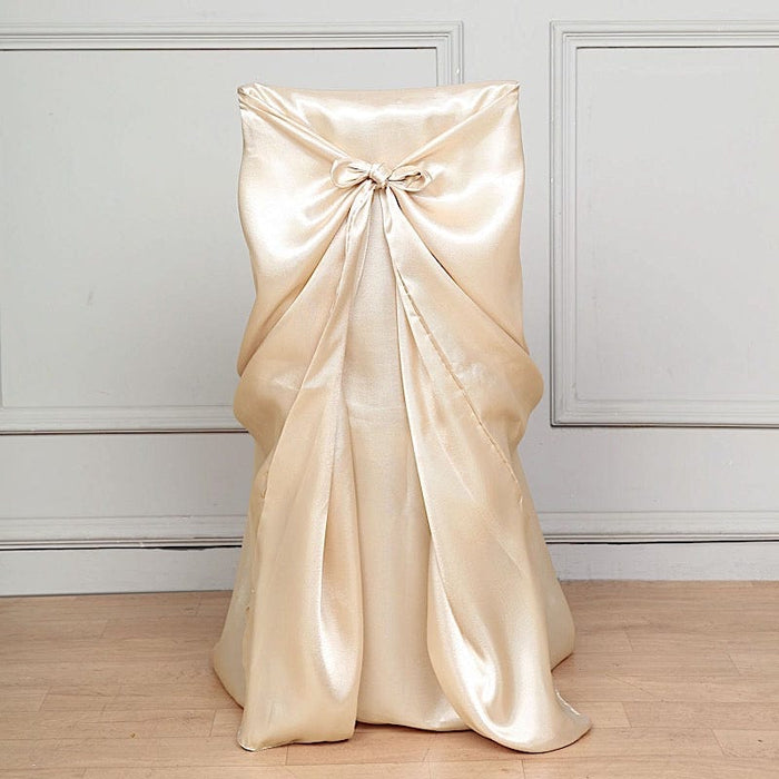 Satin Universal Chair Cover Wedding Party Decorations