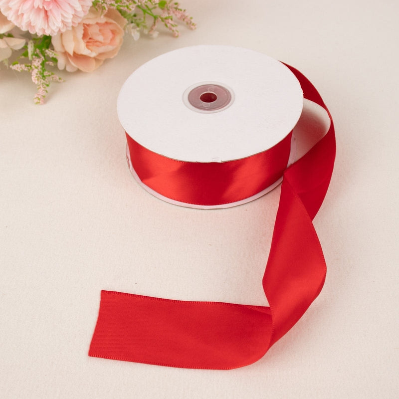 1 1/2" x 50 yards Single Side Satin Ribbon