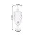1.3 Gallon Round Ribbed Glass Beverage Dispenser with Spigot - Clear DISP_GLAS06_1G_CLR