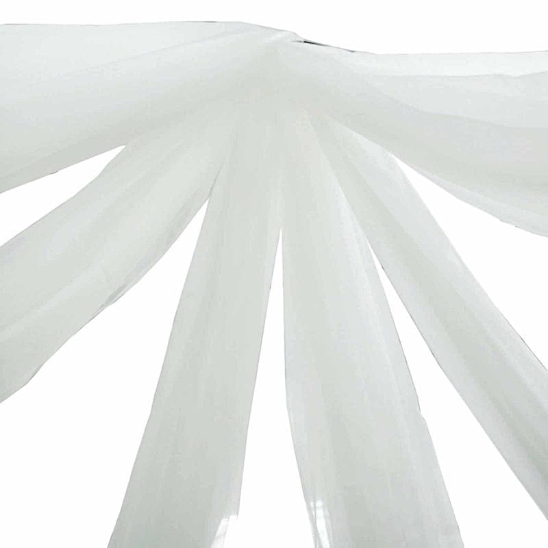 1 Panel 10 x 20 ft Premium Sheer Voile Ceiling Curtain Drape