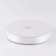 1" x 100 yards Satin Single Face Decorative Craft Ribbon RIB_SATN_10_WHT