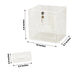 10" Acrylic Money Card Box with Lock and Thank You Sign - Clear WED_RCPT_SIGN_ACRY01_CLR
