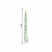 10 Artificial Weeping Willow Leaves Hanging Vines with Stems - Green ARTI_GRN_HANG01_39