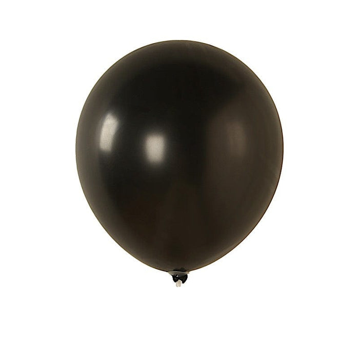 10 Biodegradable Party Balloons BLOON_BIO_PRL_18_BLK