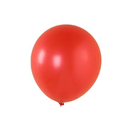 10 Biodegradable Party Balloons BLOON_BIO_PRL_18_RED