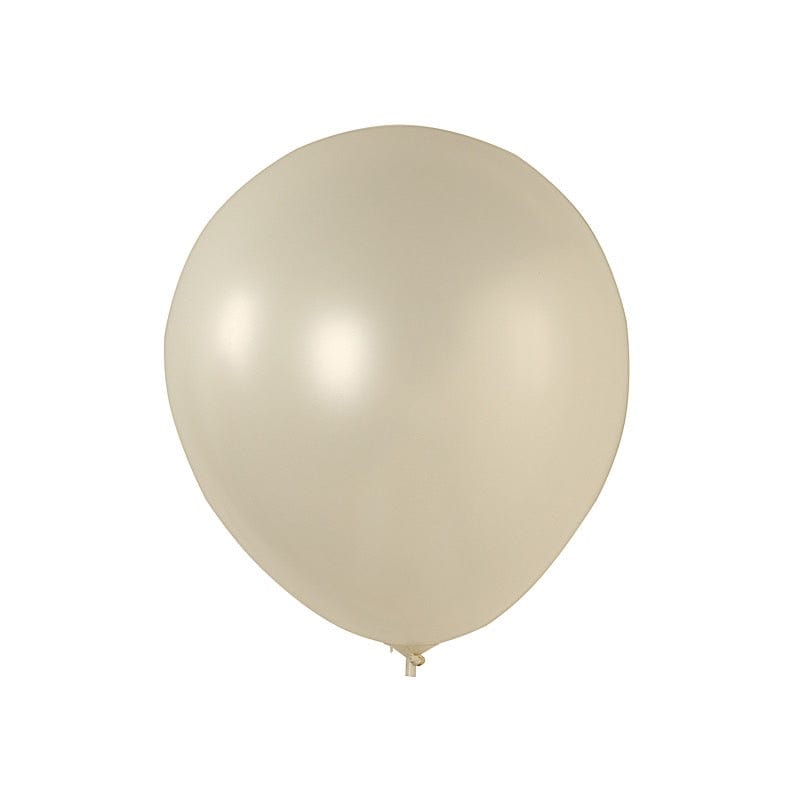 10 Biodegradable Party Balloons BLOON_BIO_PRL_18_WHT