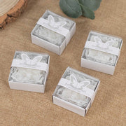 10 Butterfly Unscented Soap Party Favors with Gift Boxes - White FAV_SOAP_BUT01_WHT
