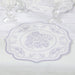 10 Cardboard Disposable Table Placemats with Damask Floral Pattern