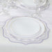 10 Cardboard Disposable Table Placemats with Damask Floral Pattern