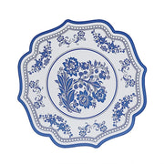 10 Cardboard Disposable Table Placemats with Damask Floral Pattern