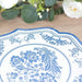 10 Cardboard Disposable Table Placemats with Damask Floral Pattern