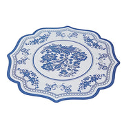 10 Cardboard Disposable Table Placemats with Damask Floral Pattern