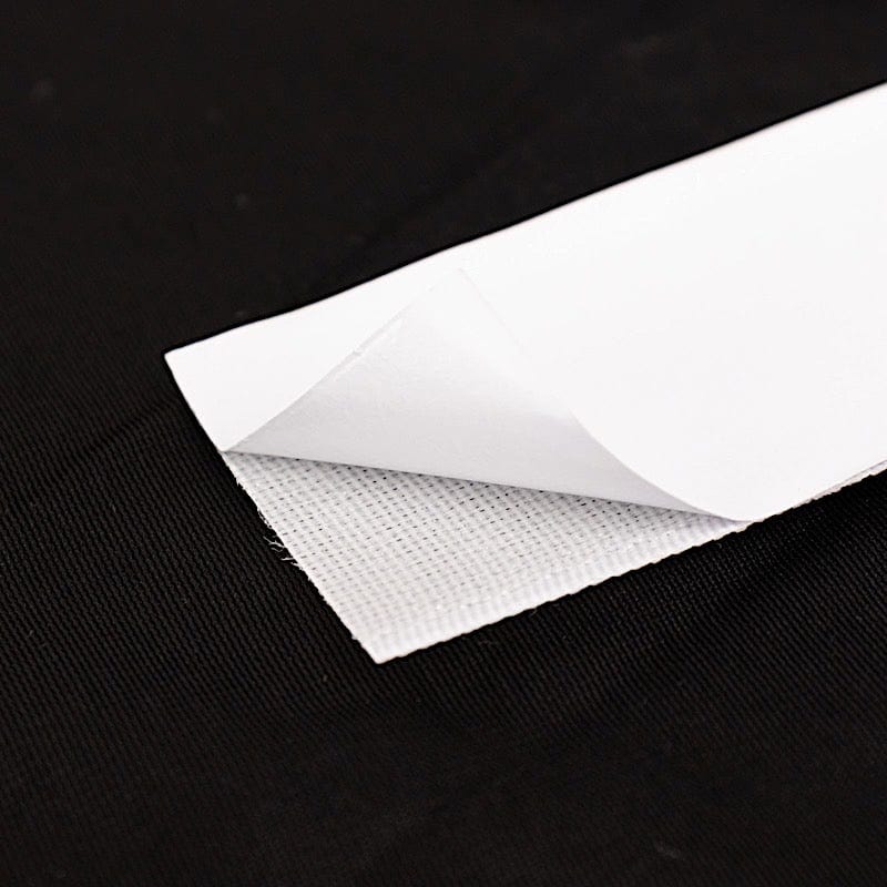 10 Double-Sided DIY Table Skirt Closure Tapes - White TAB_PLST12_TAPE