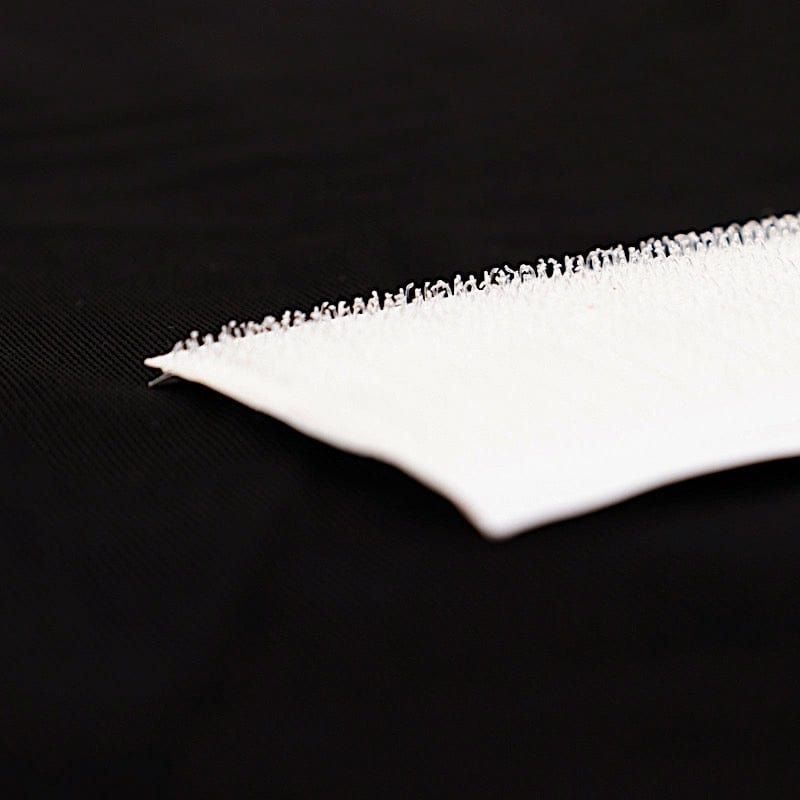 10 Double-Sided DIY Table Skirt Closure Tapes - White TAB_PLST12_TAPE