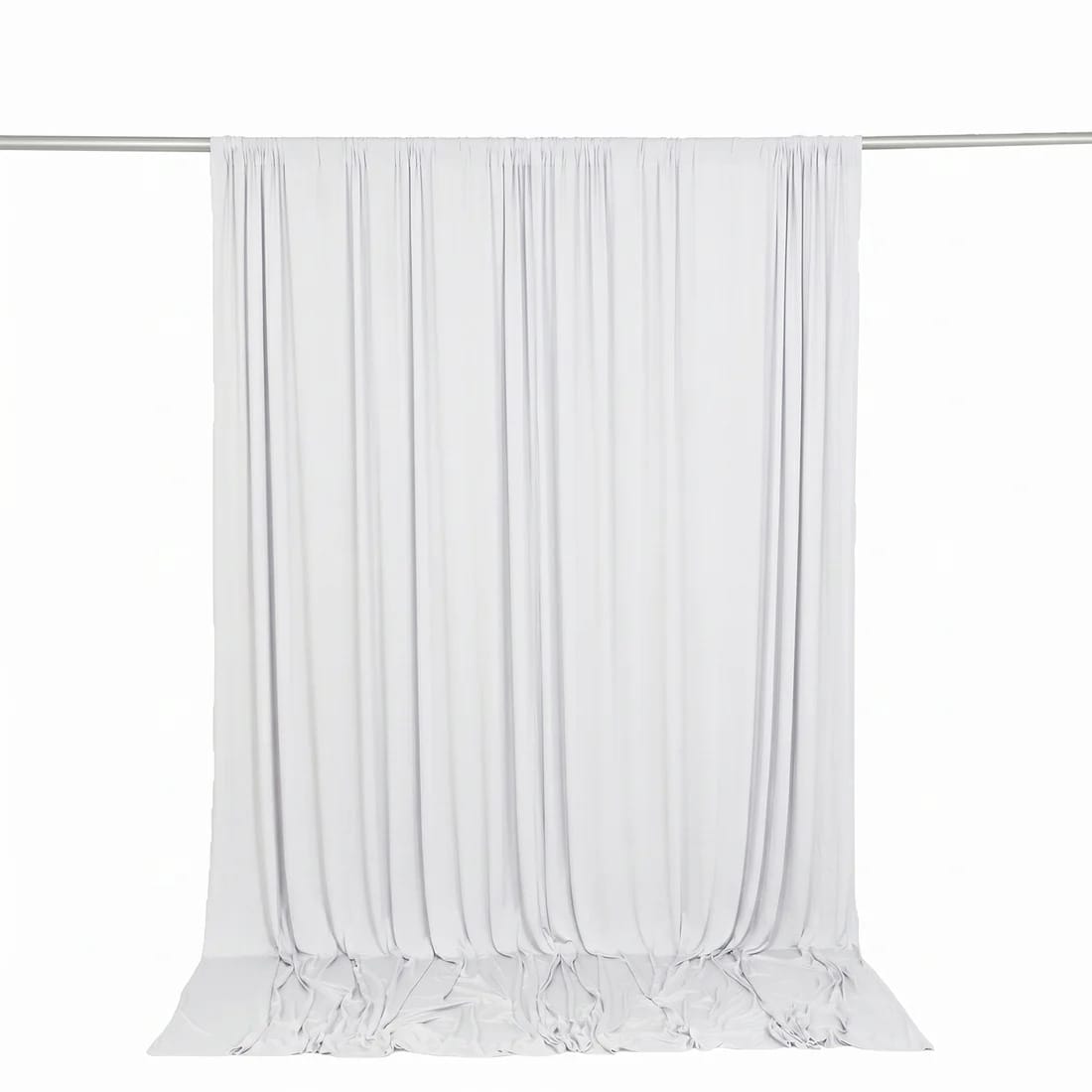 10 feet x 10 feet Spandex Backdrop Curtain with Rod Pocket