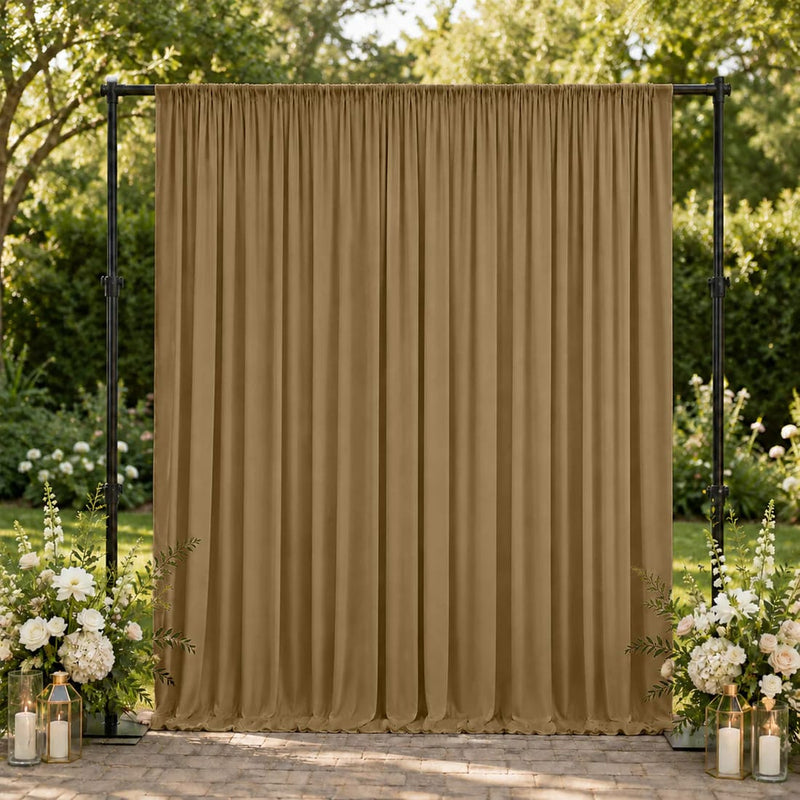 10 feet x 10 feet Spandex Backdrop Curtain with Rod Pocket