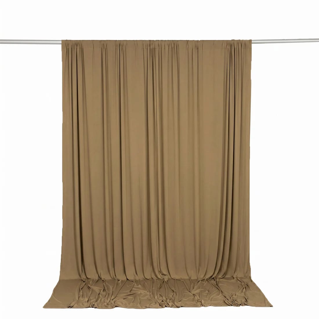10 feet x 10 feet Spandex Backdrop Curtain with Rod Pocket