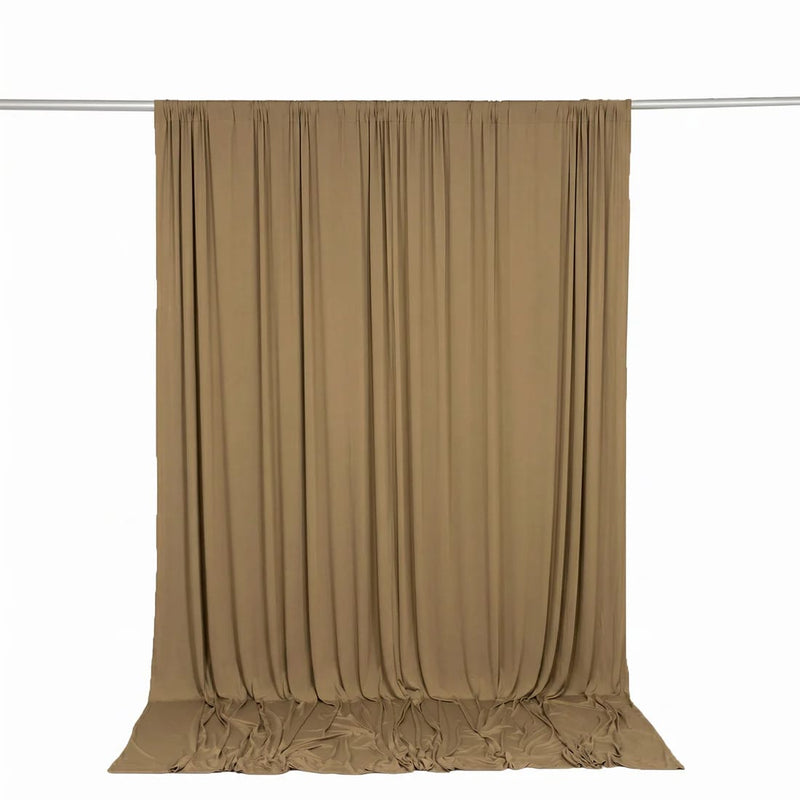 10 feet x 10 feet Spandex Backdrop Curtain with Rod Pocket