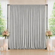 10 feet x 10 feet Spandex Backdrop Curtain with Rod Pocket