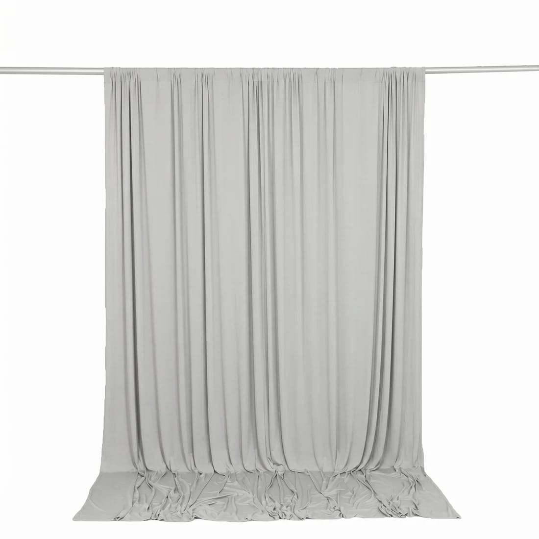 10 feet x 10 feet Spandex Backdrop Curtain with Rod Pocket