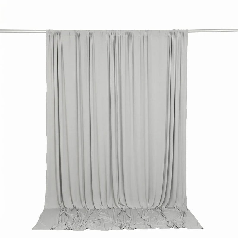 10 feet x 10 feet Spandex Backdrop Curtain with Rod Pocket