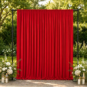 10 feet x 10 feet Spandex Backdrop Curtain with Rod Pocket