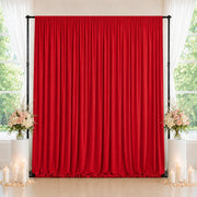 10 feet x 10 feet Spandex Backdrop Curtain with Rod Pocket