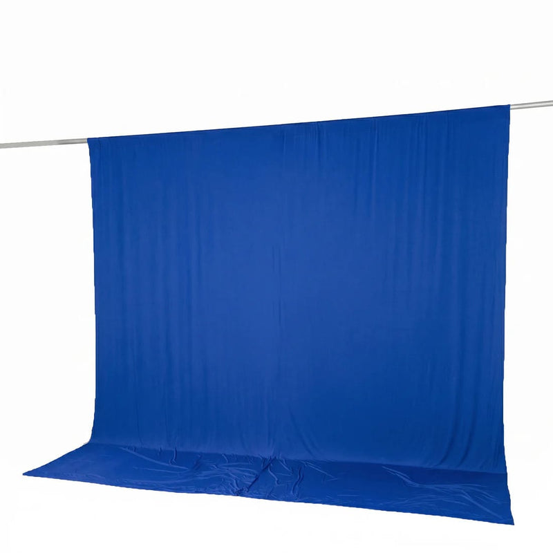 10 feet x 10 feet Spandex Backdrop Curtain with Rod Pocket