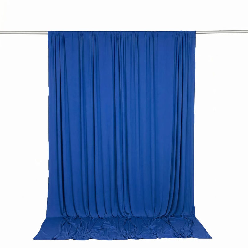 10 feet x 10 feet Spandex Backdrop Curtain with Rod Pocket