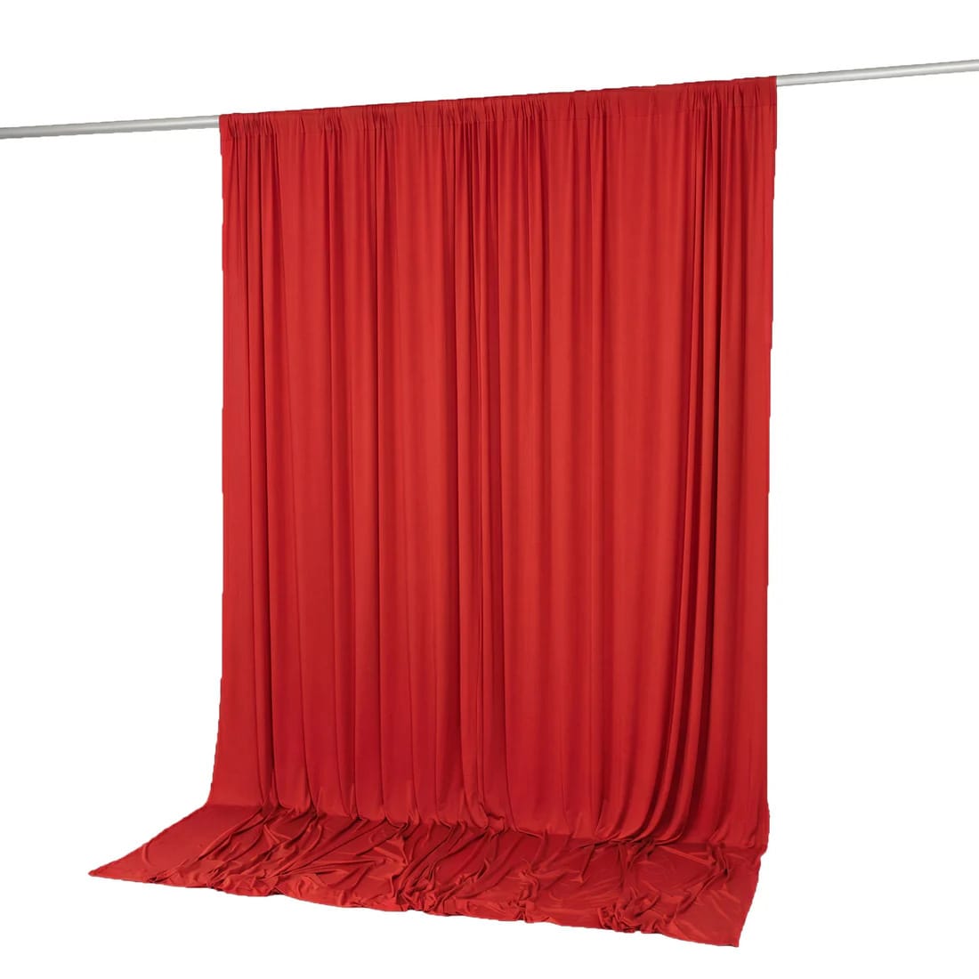 10 feet x 10 feet Spandex Backdrop Curtain with Rod Pocket