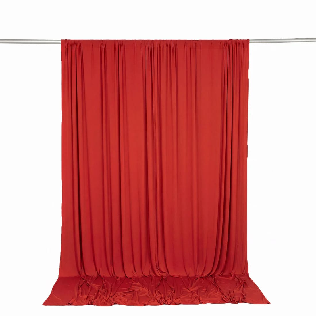 10 feet x 10 feet Spandex Backdrop Curtain with Rod Pocket