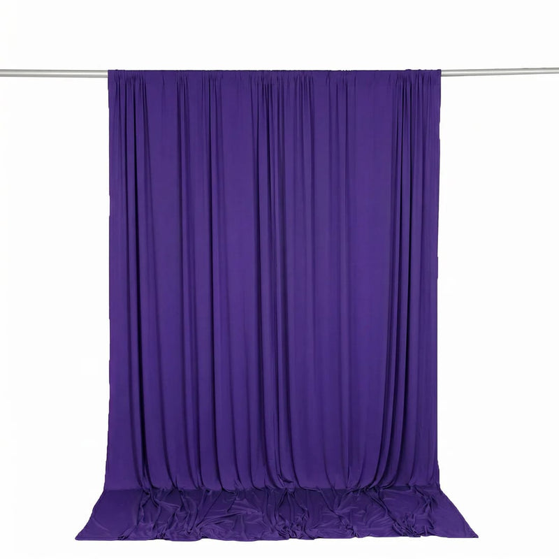 10 feet x 10 feet Spandex Backdrop Curtain with Rod Pocket