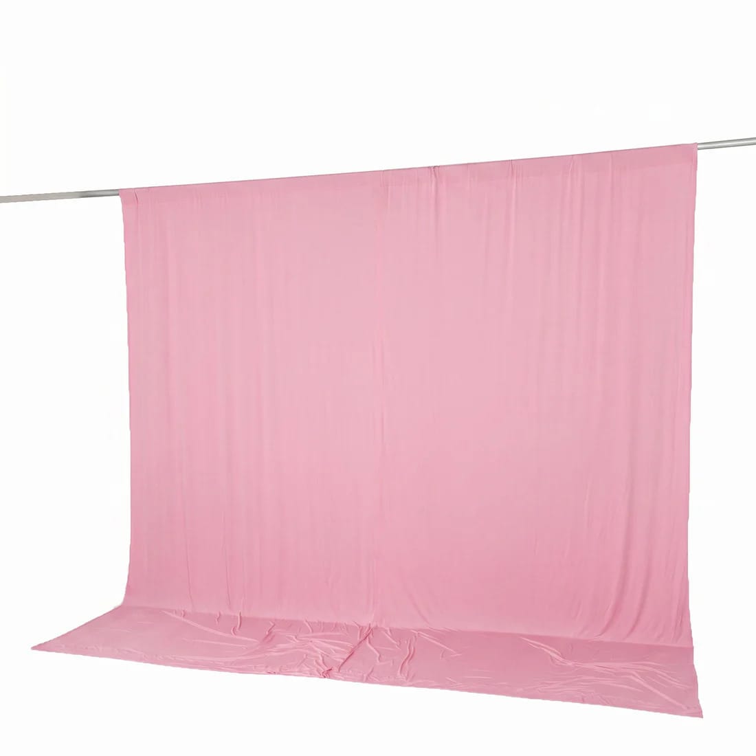 10 feet x 10 feet Spandex Backdrop Curtain with Rod Pocket