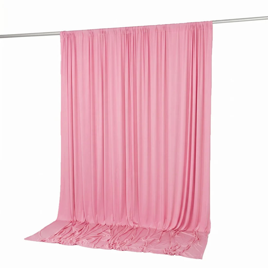 10 feet x 10 feet Spandex Backdrop Curtain with Rod Pocket