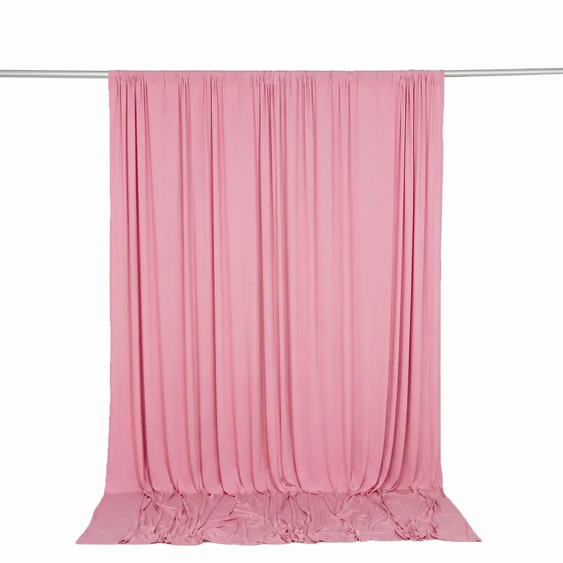 10 feet x 10 feet Spandex Backdrop Curtain with Rod Pocket