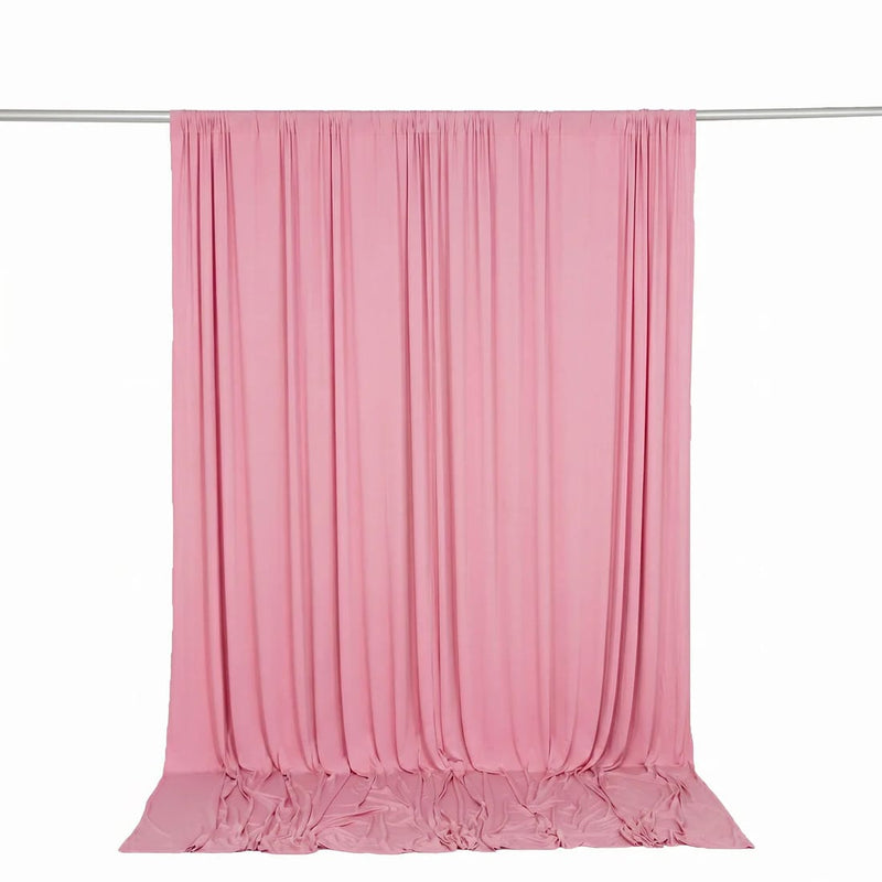 10 feet x 10 feet Spandex Backdrop Curtain with Rod Pocket