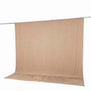 10 feet x 10 feet Spandex Backdrop Curtain with Rod Pocket